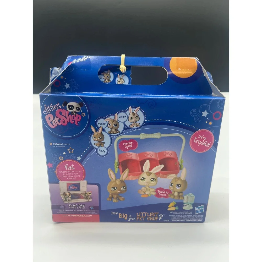 Littlest Pet Shop Hasbro 2009 Petriplets #1332-1334